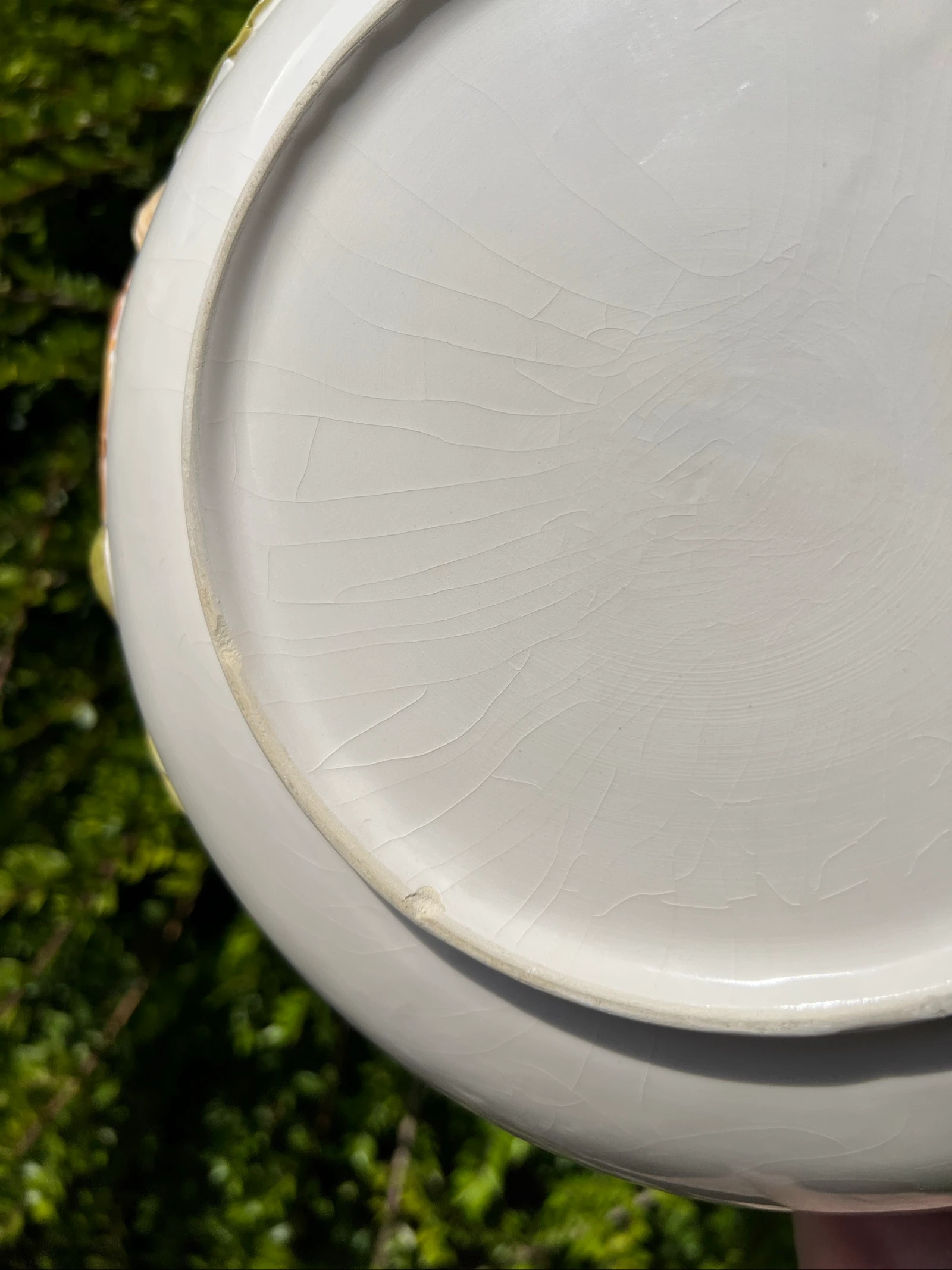 🍂 Vintage keramische slakom herfst 🍂 noten walnoten bladeren rustieke decoratie 28,5 cm – photo 10
